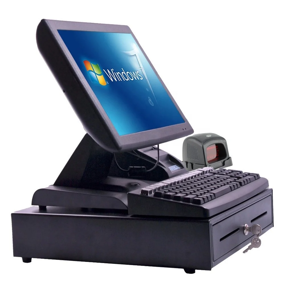 

JEPOD JP-GL200 15 inch customized pos terminal for windows all in one pos system with integrated machine