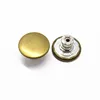 15mm Custom Jacket Metal Snap Buttons Rubber Core Button For Clothing