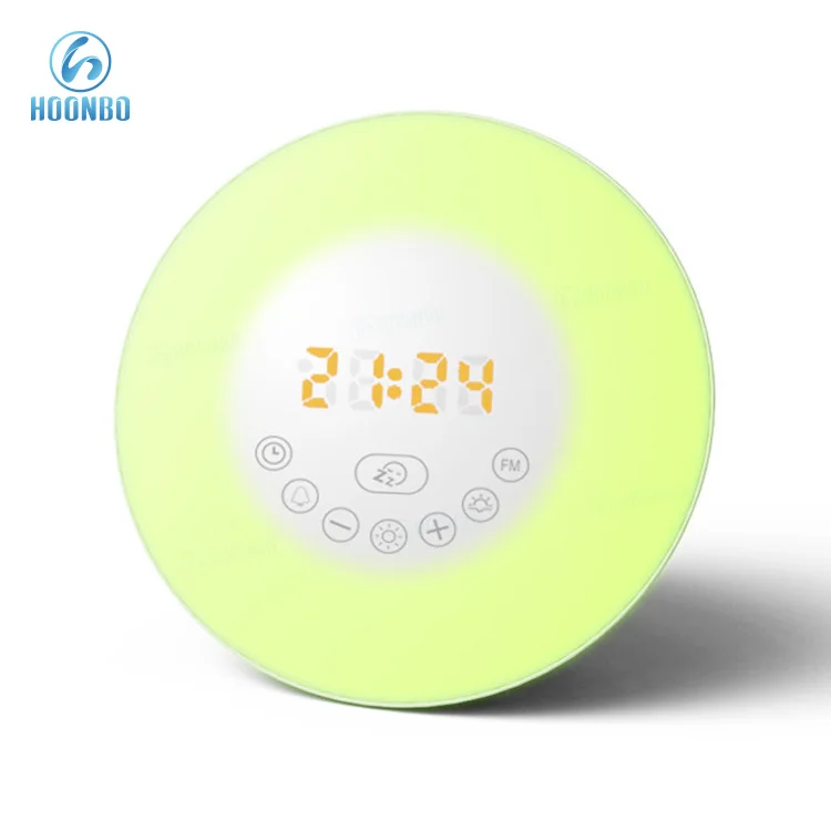 

Alarm Clock Radio Portable Bluetooth Speaker, White