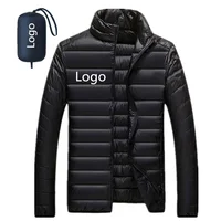 

Closeout Customized Logo 2018 Foldable European Winter Ultra Light Mens Goose Duck Popular Down Jacket