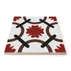T2483 best price factory supply patterns red natural rest room art tile