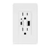 LD-U002 15A 125V American USB socket Type A and Type C dual port GFCI with data cable U&L /ETL certification