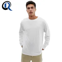 

Oem Factory White O Neck Plain Custom Men Longsleeve Tshirt