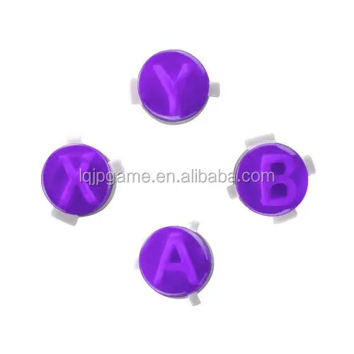 For Xbox One ABXY Buttons Transparent Controller Buttons Replacement Kit (ABXY) For Xbox One Controller