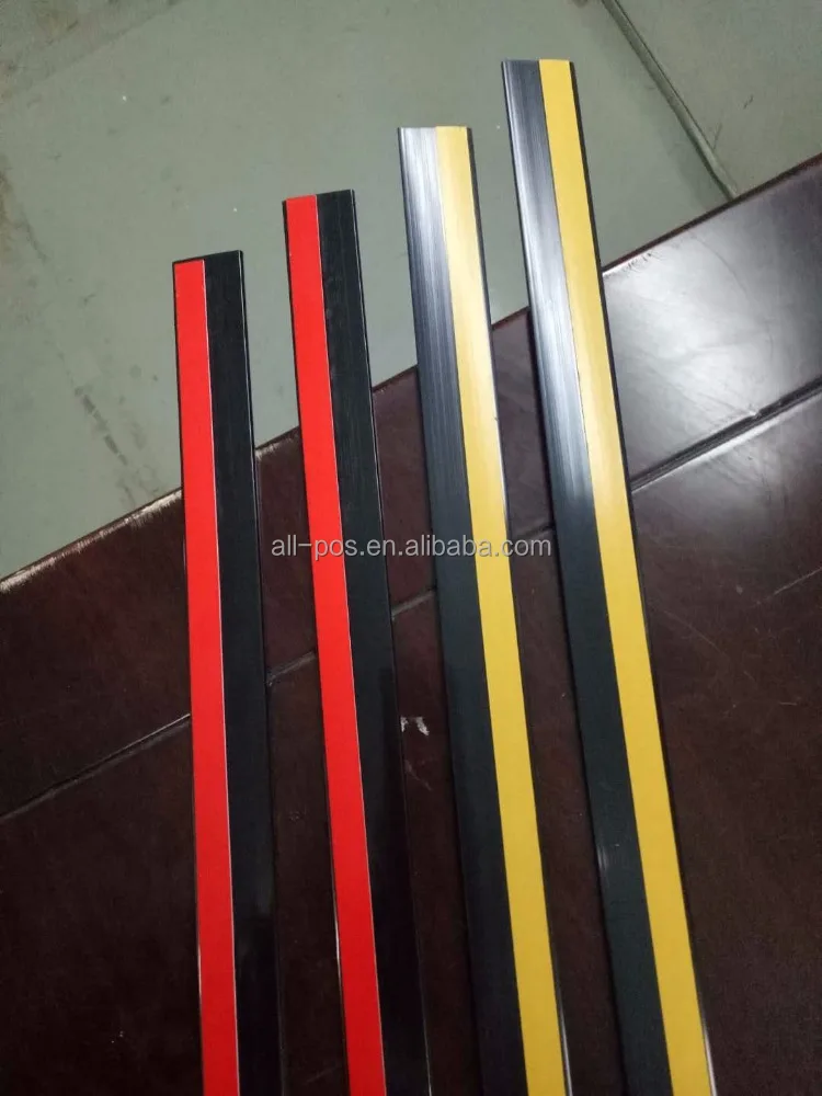 
supermarket plastic price tag label holder data strip 