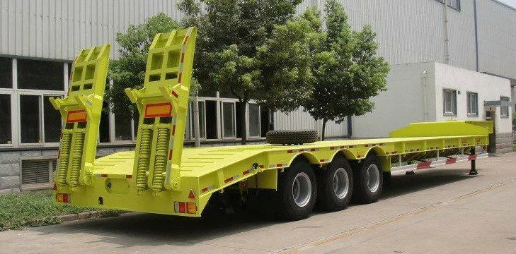 3轴 4 轴 60ton 80ton 120ton 150ton lowboy lowbed 卡车拖车出售