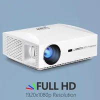 

AUN Drop Shipping Full HD Projector, 1920x1080P. LED Projector for Home Theater. 3D Smart Beamer, Comparable 3LCD F30