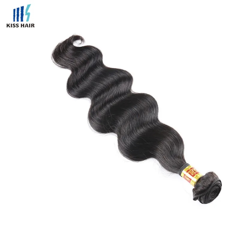 

Wholesale Cheap Natural Body Wave 100% Remy Malaysian Human Hair Weave, Natural black