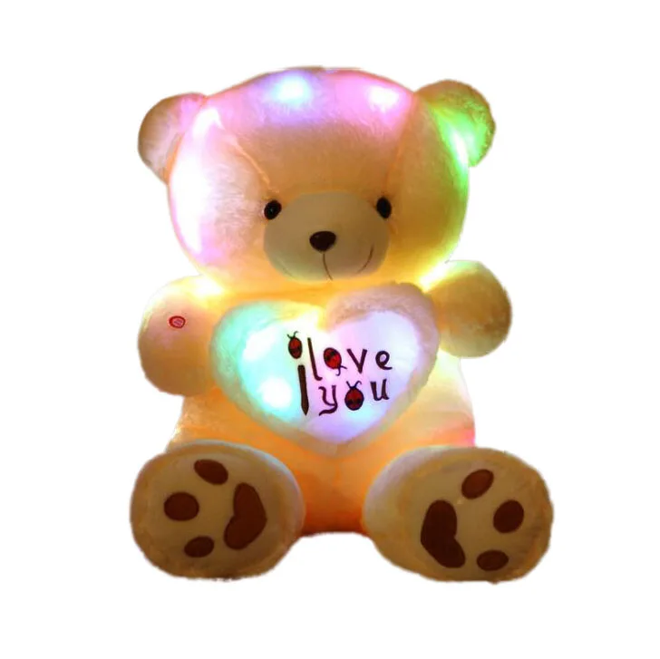 light wale teddy bear