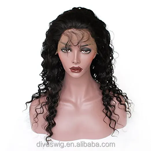 High ponytail dome cap human hair wig 150% density deep wave curly vrigin hair 360 lace frontal wig for black women High ponytail dome cap human hair wig 150% density deep wave curly vrigin hair 360 lace frontal wig for black women
