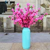 Artificial Cherry Spring Plum Peach Blossom Branch Silk Flower