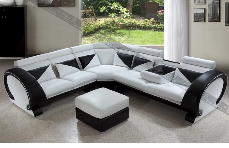 Italy Sofa Exclusive Design U Shaped Leather Sofa Model ...