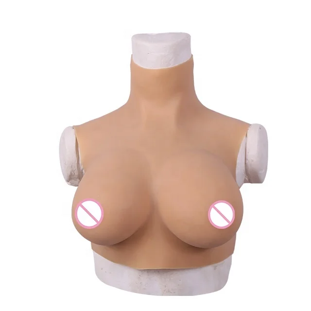 

75D Cup tit Artificial Boobs Enhancer Transgender Realistic Shemale Silicone Breast Forms for Crossdresser, Nude skin (other color)