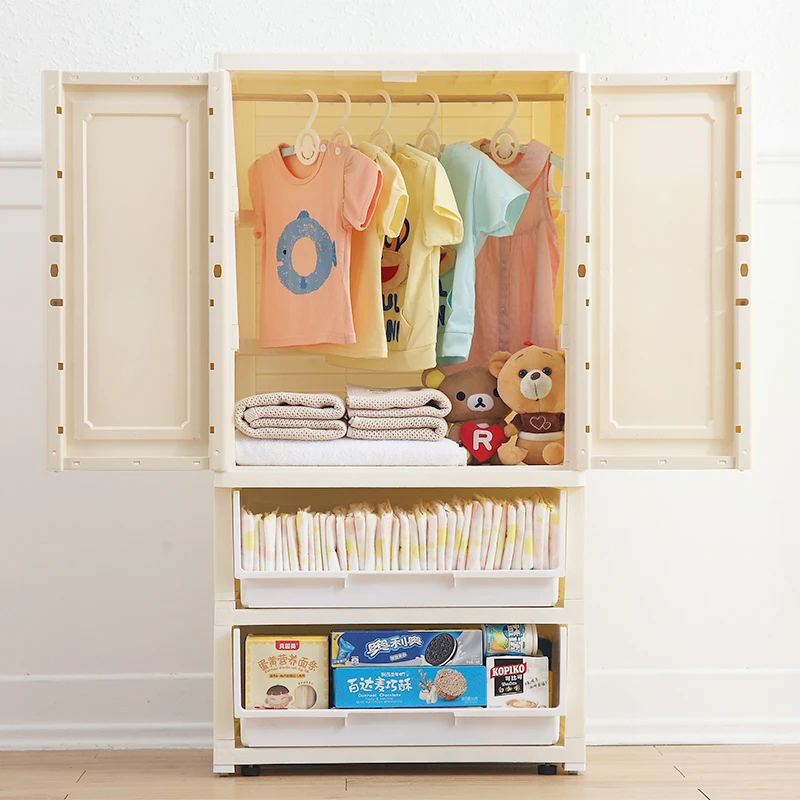
Clothes Plastics Wardrobe Cabinet Storage Drawer 