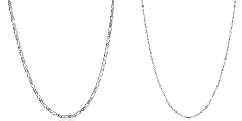 Stainless Steel Military Bead Ball Chain Necklace 18