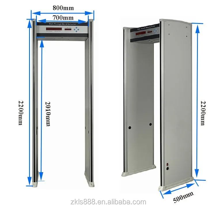 Body Scanner Walkthrough Metal Detector For Public Security Checking