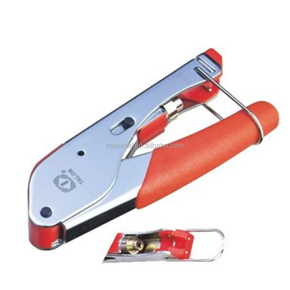 MT-8302 Red Handle Coaxial Cable Crimping Tool For F Connector
