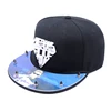 Hip hop style custom rivet flat brim snapback cap hat design