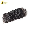 Cheap price 6A 2.5*4 deep wave snap closure coin purse grey hair top closure tissage,raw unprocessed virgin magnetic closure