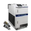 Gun Type 50W 100W 200W Handheld IPG Fiber Laser Cleaning Machine for Rust Oxide Paint Oil Dirty