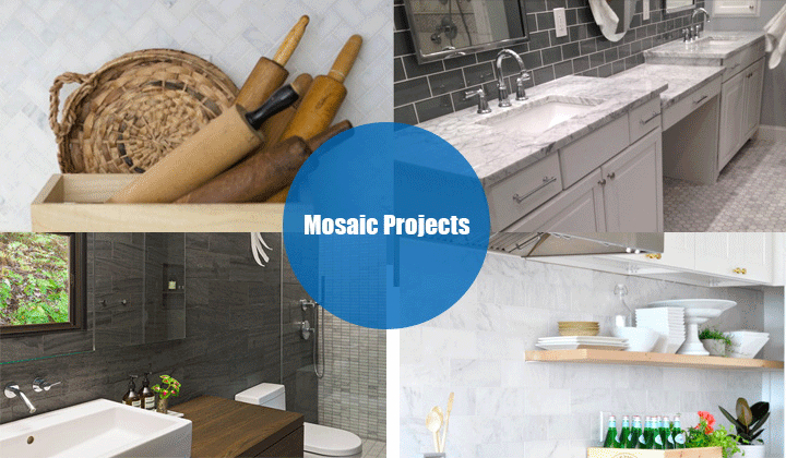 Good Price Natural Stone Interior Exterior projects china Products Polished Chevron Shower Floor Mosaic