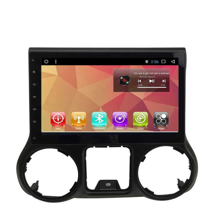 10 Inch Android Car Multimedia Gps Radio Navigation System For Wrangler