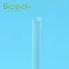 eco friendly blue sky colored cornstarch made natrual straws