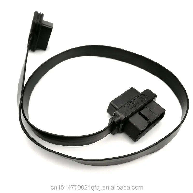 J Obdii Extension Cable One Spliter Two Female To Male Female Flat