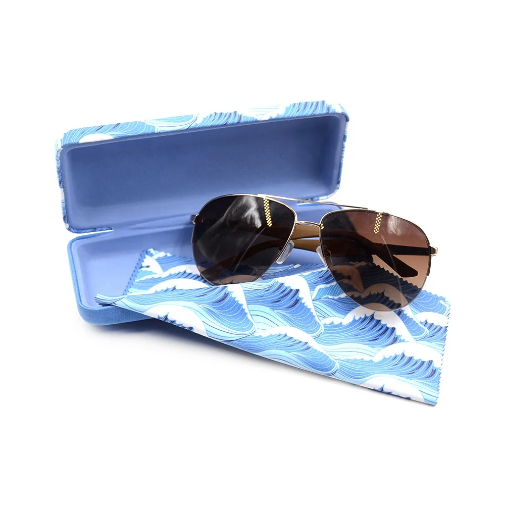 

custom colorful cute fabric metal glasses hard case for sunglasses case box, Colorful or customized
