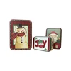 Custom Christmas Gift Box Tinplate Cookie Biscuits Chocolate packaging Box