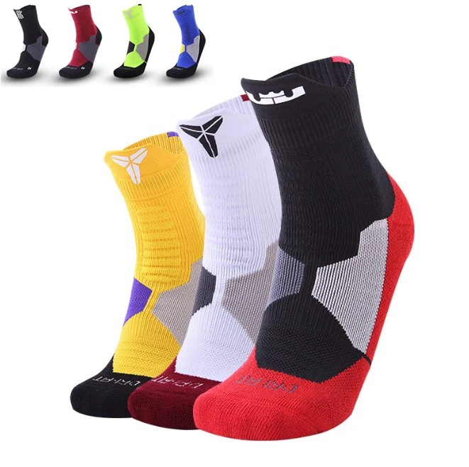 Men's basketball thick towel socks deodorization slippery thermal leisure socks