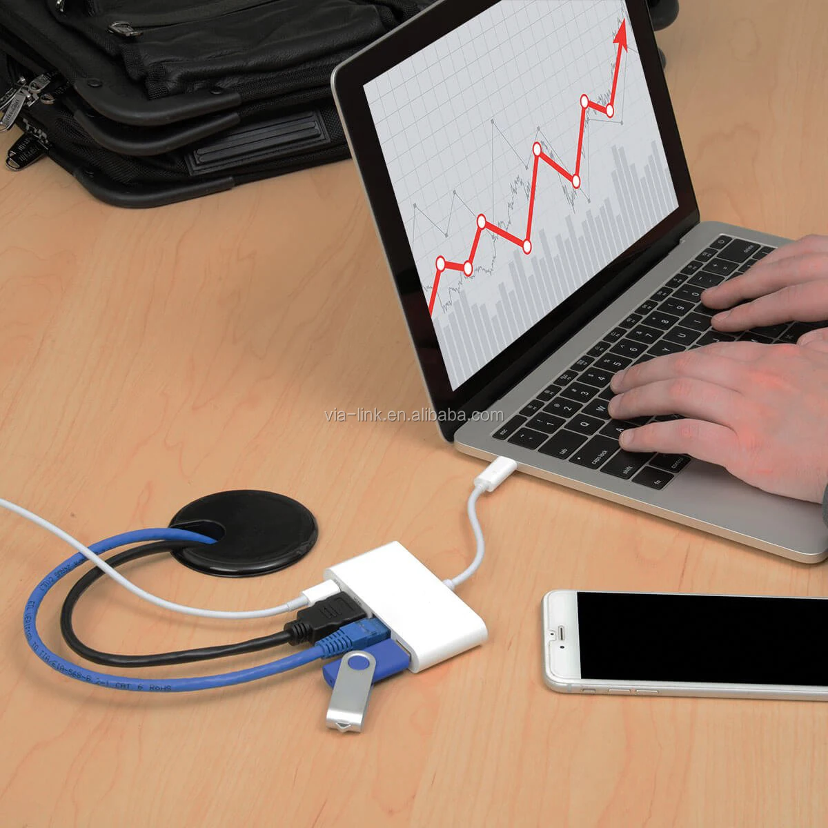 4 in 1 type usb c hub (9)