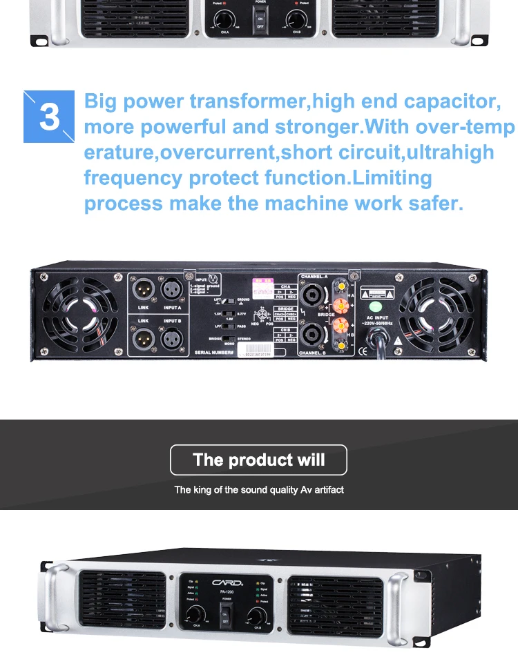 2000w Power Amplifier Audio Dj Amplifier Power Amplifier Class H - Buy