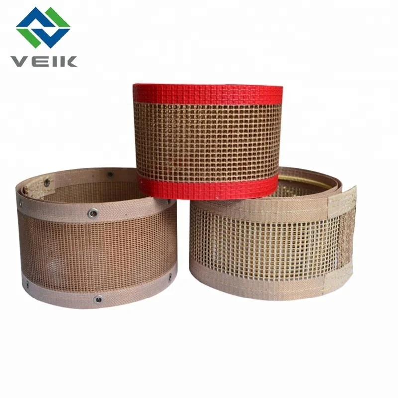 
jiangsu fabric heat insulation fiber non static fabric made in china ptfe belt conveyor 
