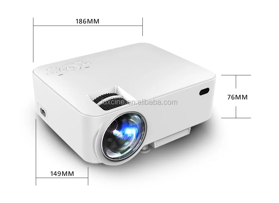 Projector memory card slot