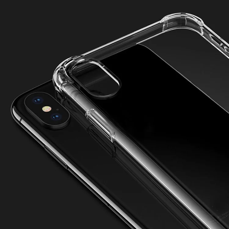 1.5mm Thicken High Quality Transparent TPU Phone Case Mobile Phone Case For Iphone X 7 8 Plus