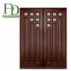 Residential Home Solid Wood Main Entrance Cherry Door
