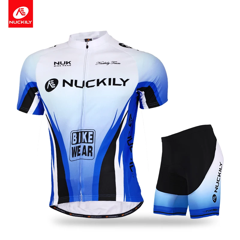 

NUCKILY Man Short Sleeve Cycling Jersey Custom Free Shipping Bike Short Bicycle Summer Short Set Quick Dry