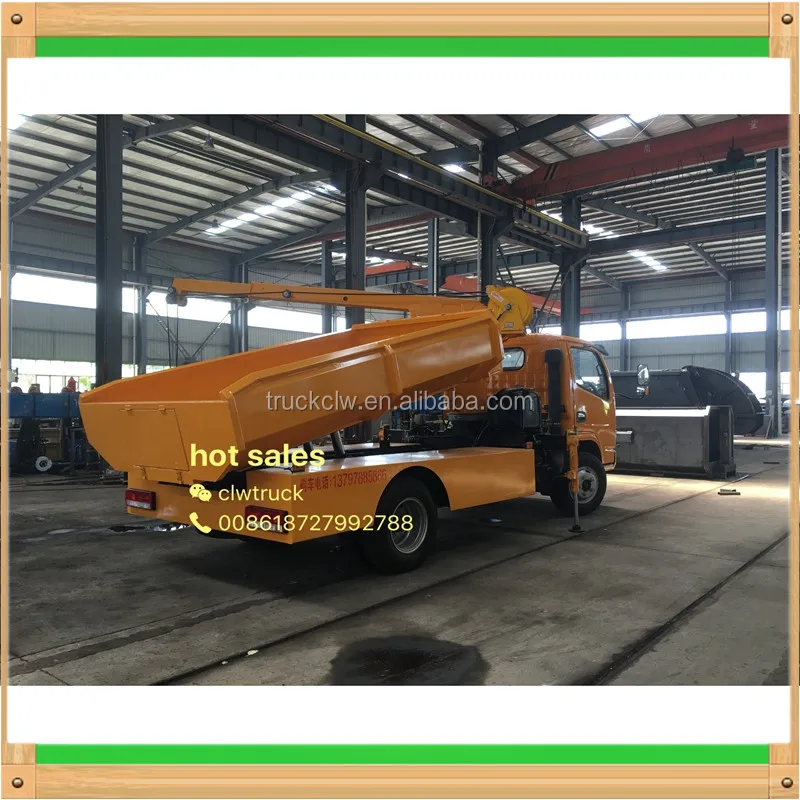 Hot Sale 6 Wheel 4 Ton Dump Truck Mounted 3.5tons Crane,Tipper Truck