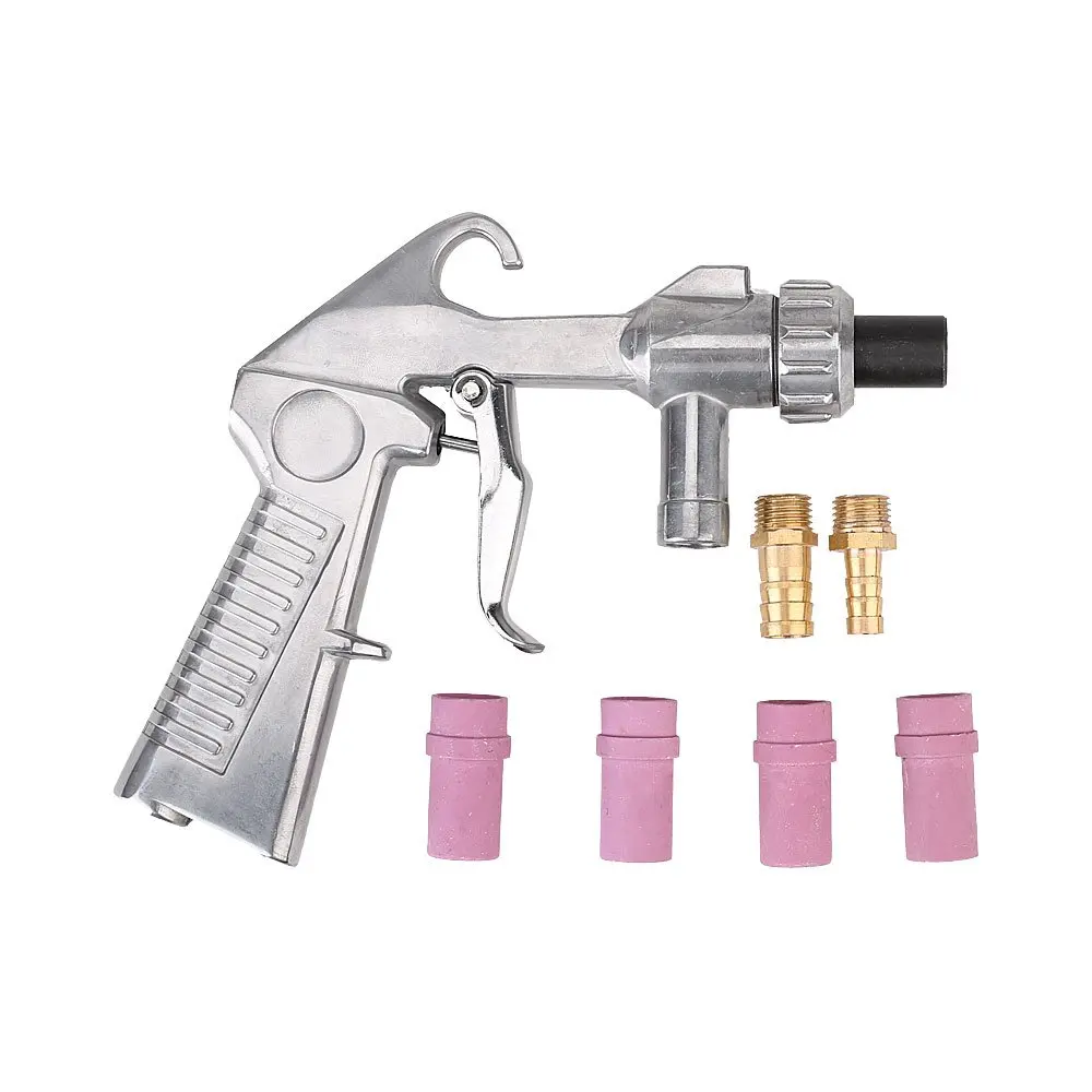 Vapor blasting gun