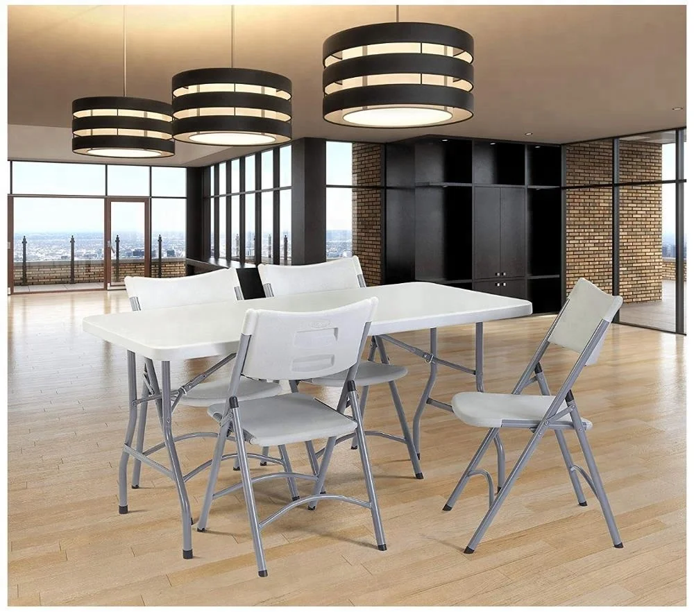 Wholesale 8 Seater Hdpe Outdoor Wedding Folding Plastic Dining Table