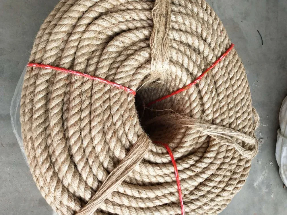 Detalls de corda de sisal