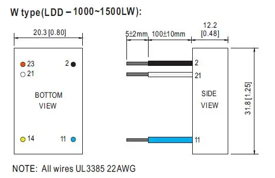 Ldd 700l схема подключения