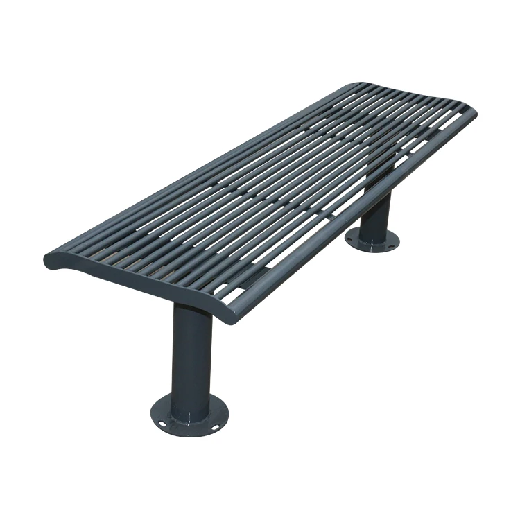 Metal Benches Outdoor Powder Coating Cast Iron Public Benches - Buy ...