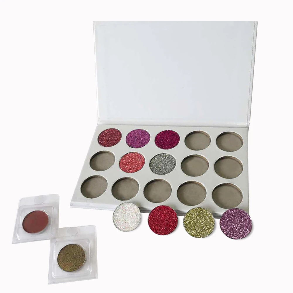 

High Pigment Private Label Eyeshadow Palette 15 Color Can Choose Color Low MOQ, 15 color matte and shimmer can choose