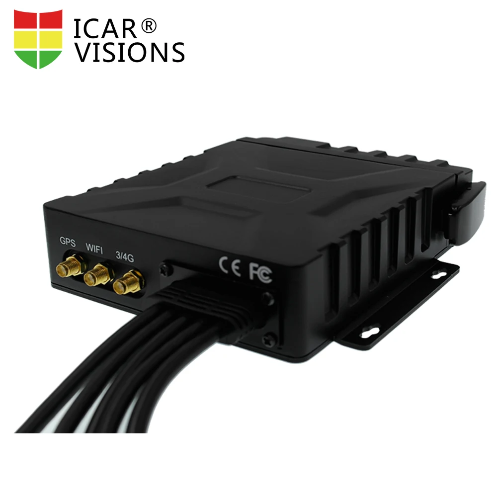 
Waterproof mini unlimited SSD storage 4CH 1080P multiple video input 3G WCDMA GPS tracking car dvr camera 