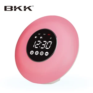 Wake Up Light Alarm Clock Bluetooth Speaker