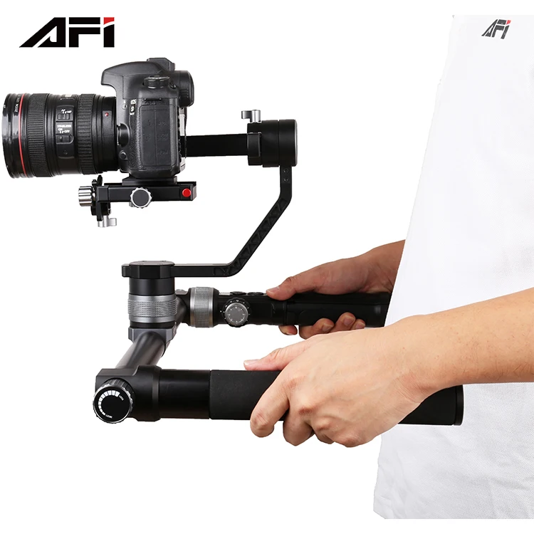 

Wearable Dual Hand Grip Gimbal Accessories to Support Gimbal Movement, Black