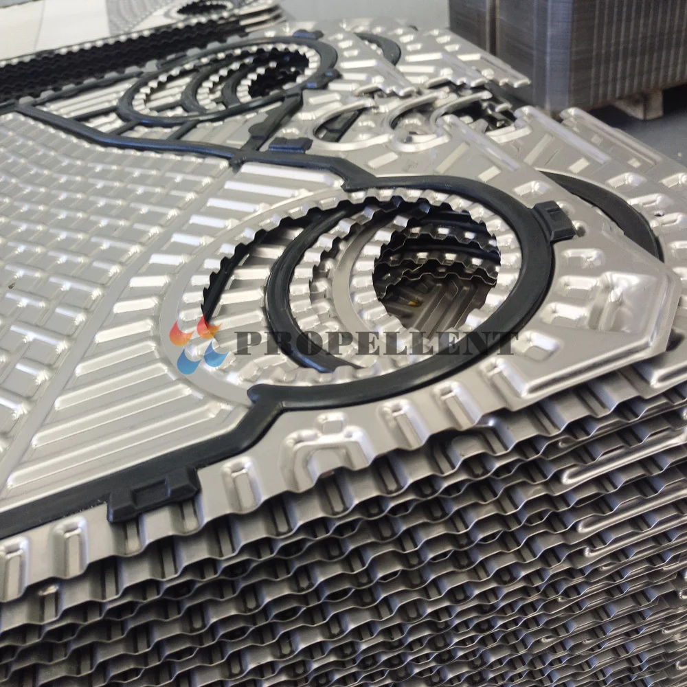 
Beer Brewery Plate Heat Exchanger with Stainless Steel Plate NBR Gasket 