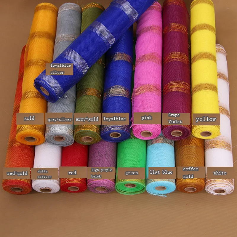 

Hight quality deco mesh fabric christmas deco mesh